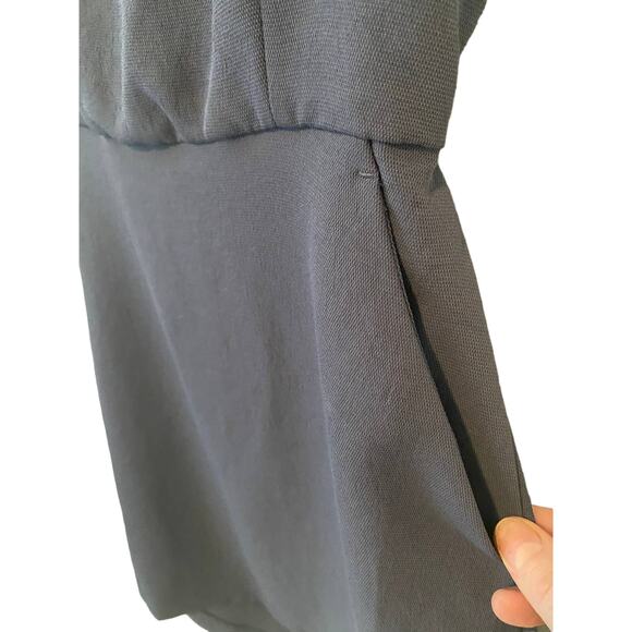 WILFRED ECOULEMENT DRESS GRANITE BLUE SIZE 4 - Picture 4 of 10